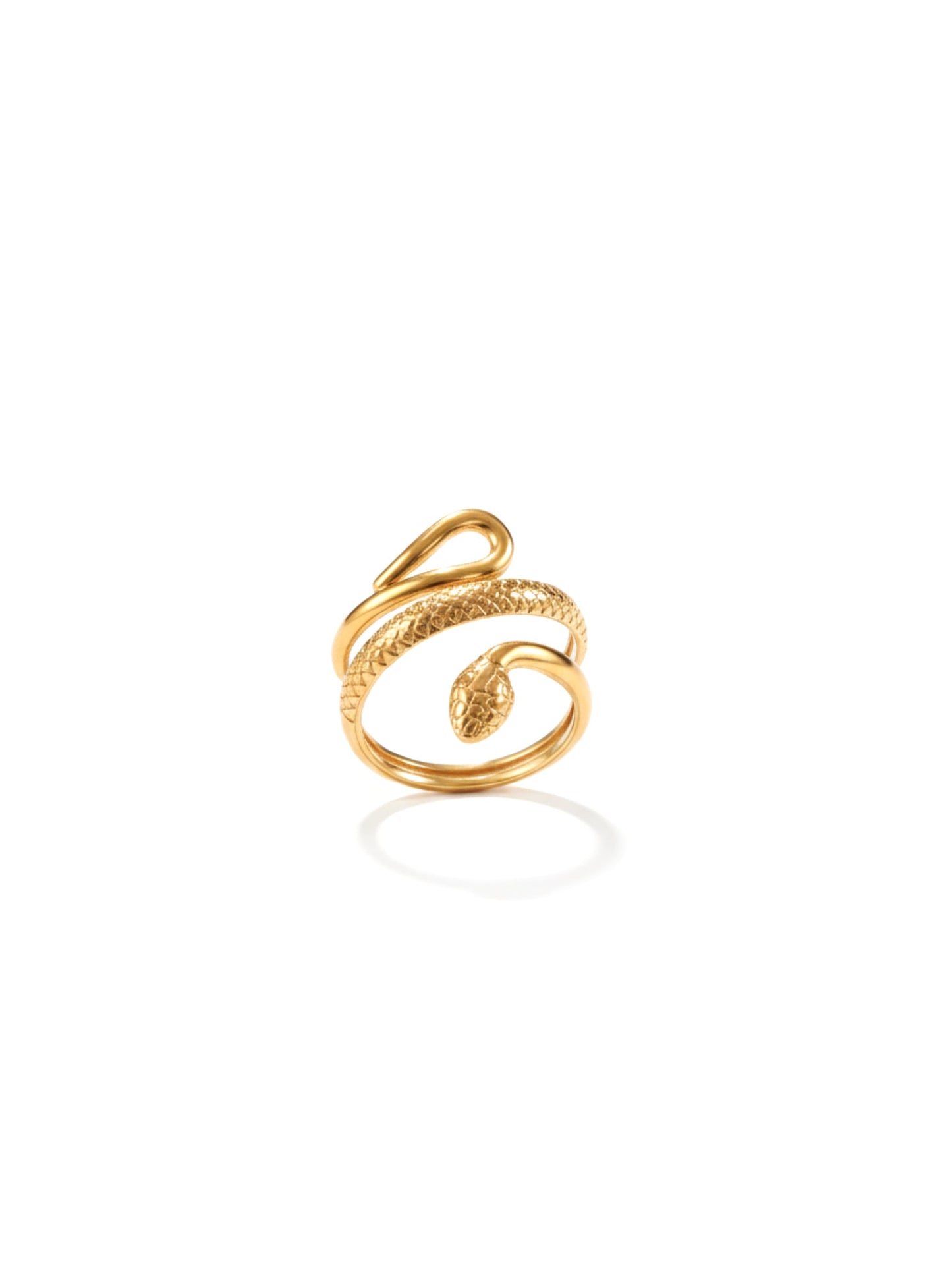 Aubrey - Sculpted Serpent Ring