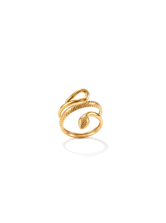 Aubrey - Sculpted Serpent Ring
