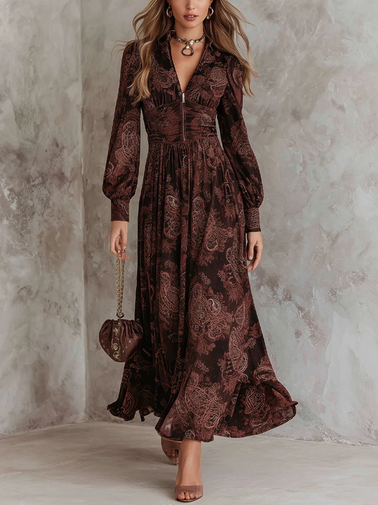Elora – "Artisan Paisley" Fluid Silhouette