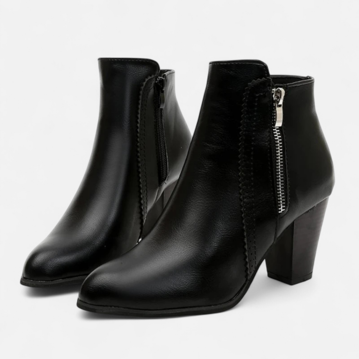 Elowen | Vintage-Style Block Heel Booties