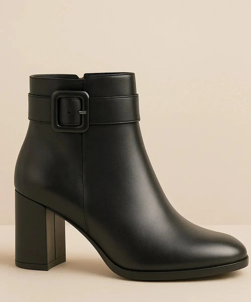 Lester | Elegant Block Heel Ankle Boots