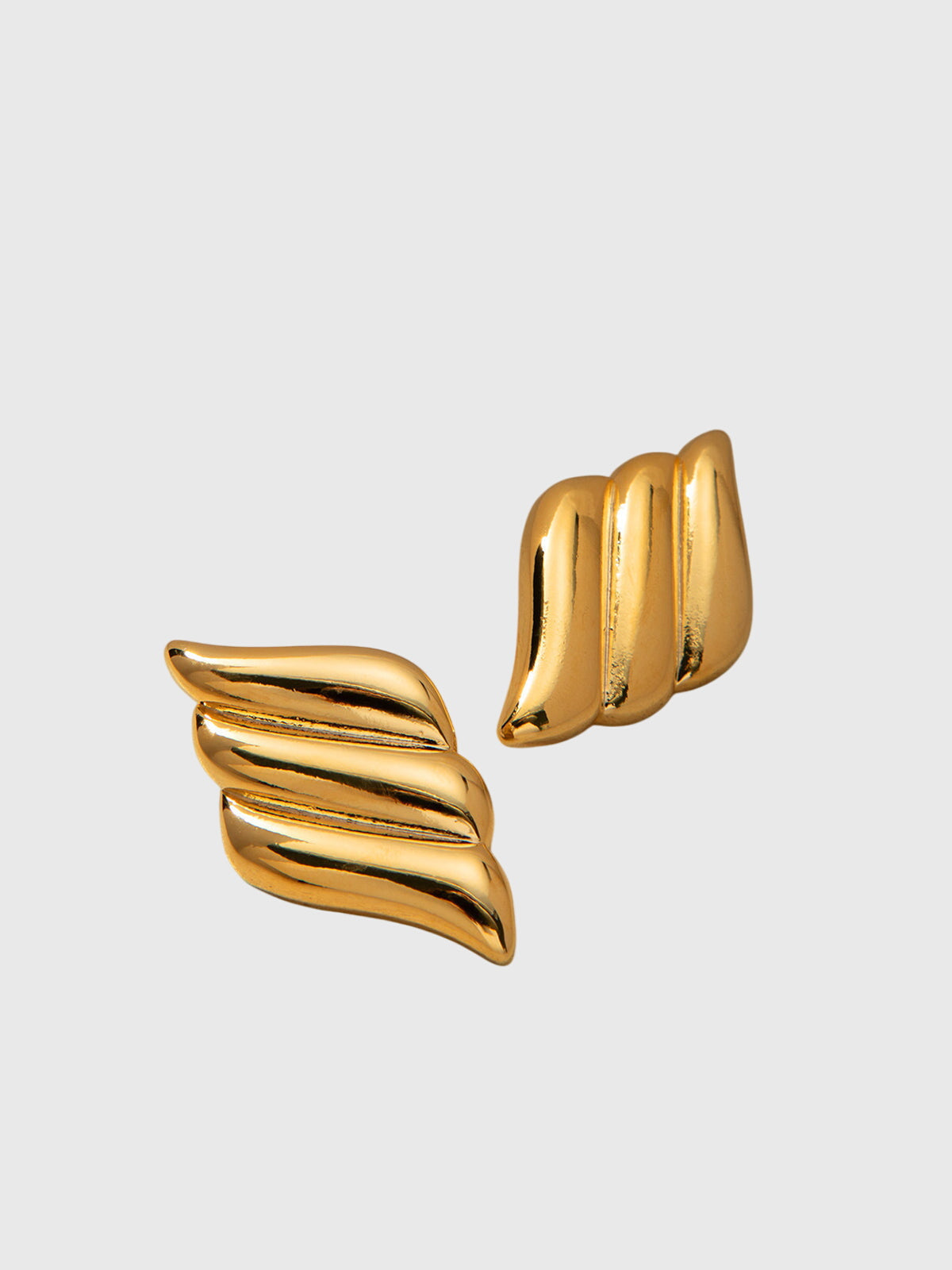 Aitana | The Architectural Triple Fan Studs