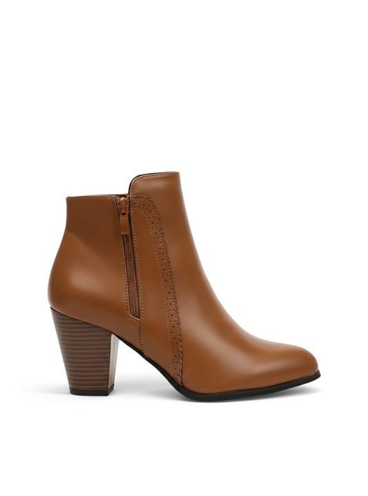 Elowen | Vintage-Style Block Heel Booties