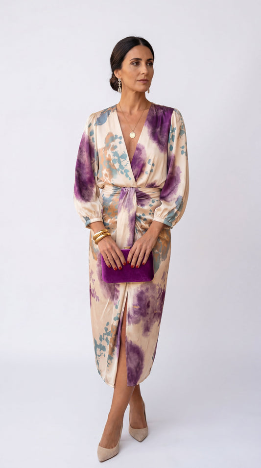 Valeria – "Enchanted Glow" Deep-V Maxi