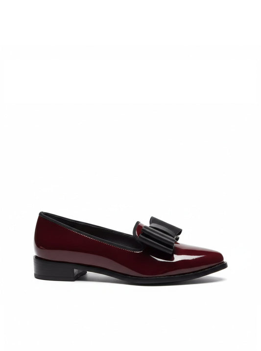 Heidi | Elegant Bow Accent Loafers
