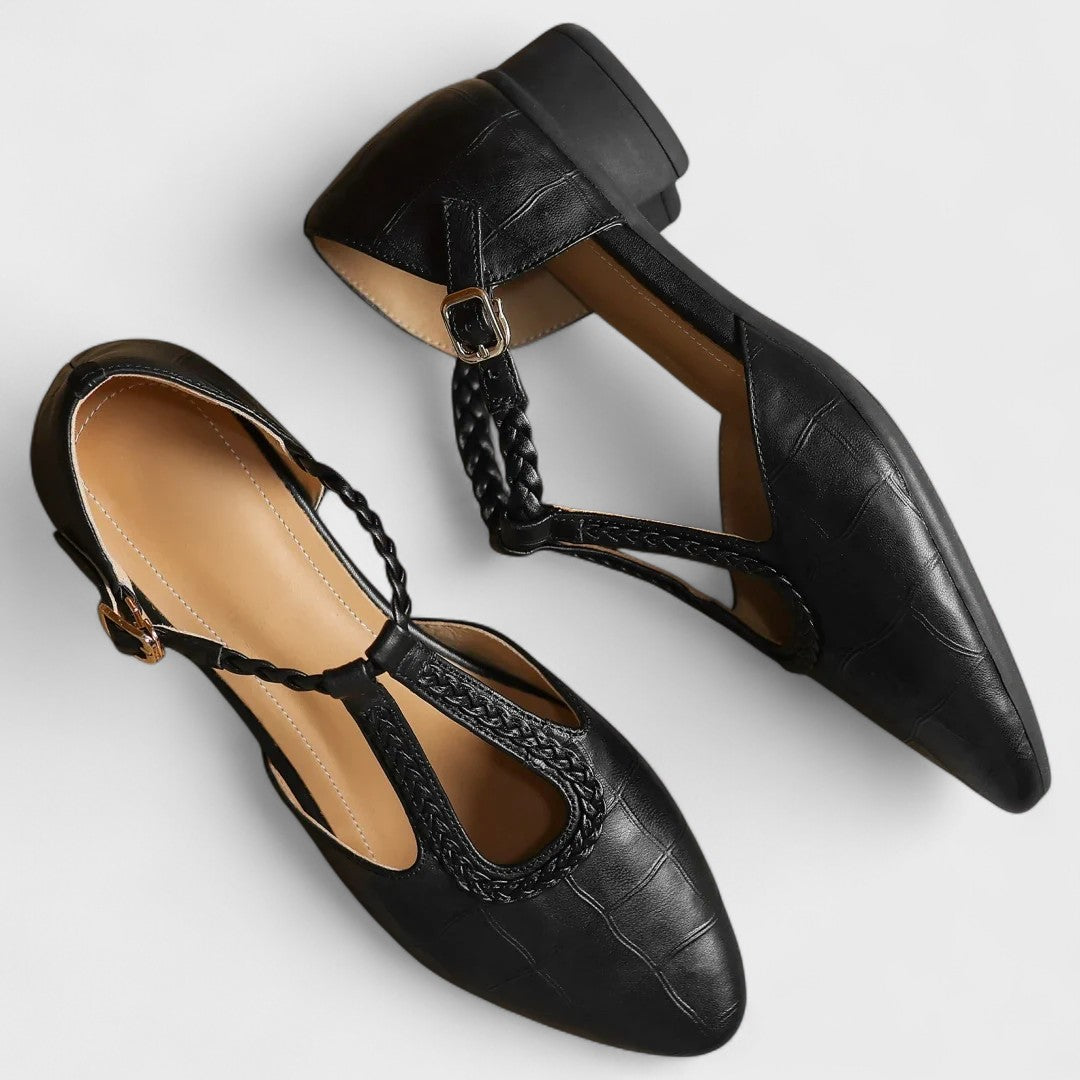 Elena – Women’s Leather Comfort Shoes with Arch Support