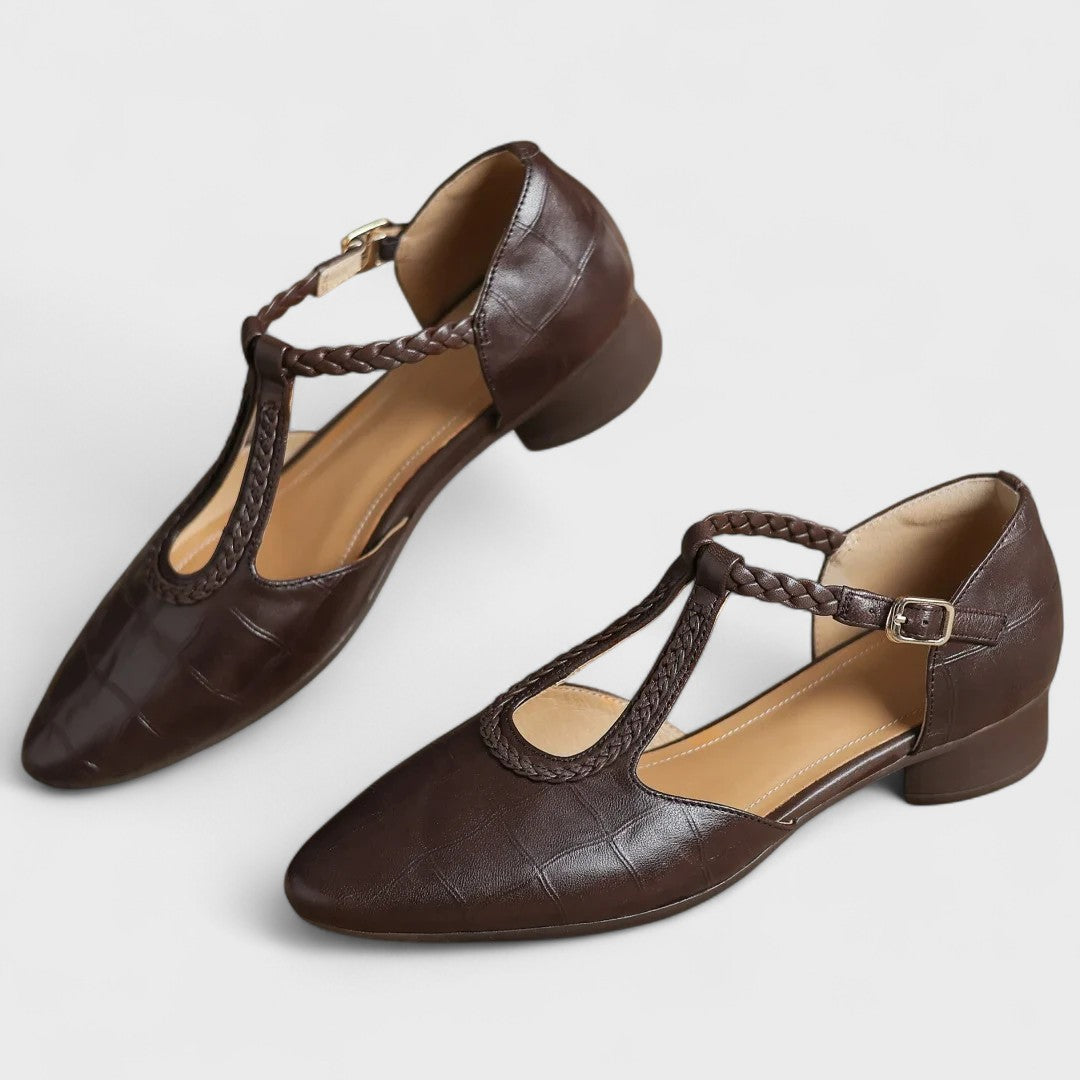 Elena – Women’s Leather Comfort Shoes with Arch Support