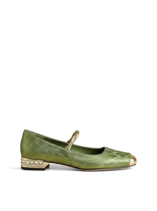 Mestelle | Elegant Pearl-Strap Comfort Heels