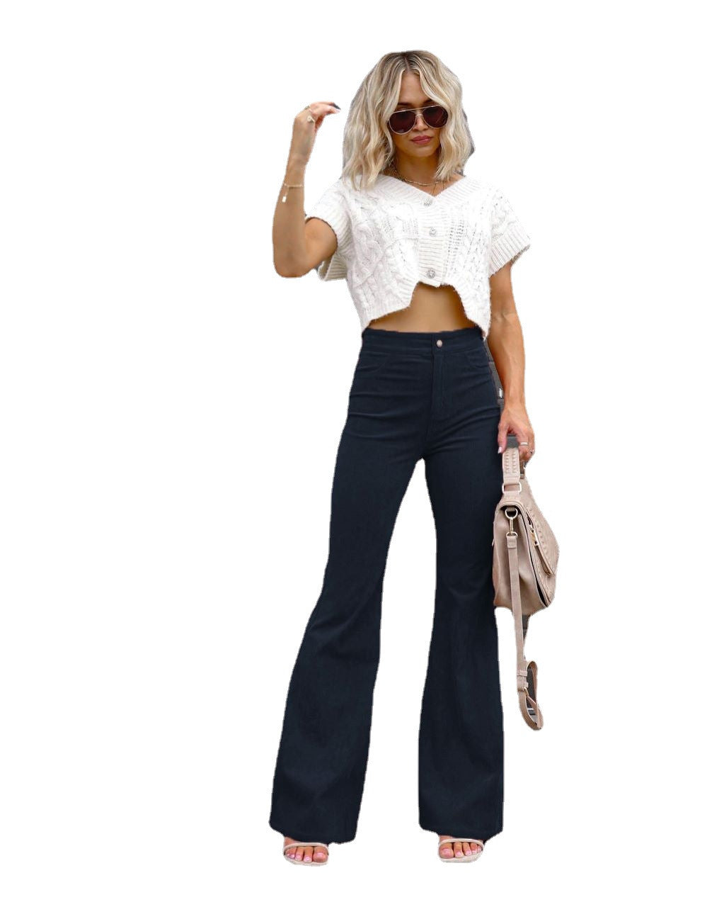 Aria | The High-Rise Signature Corduroy Trouser