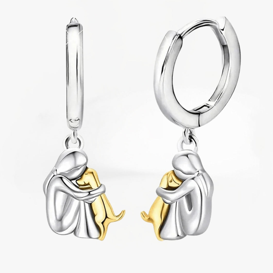 Elisa | The Loyal Heart Huggie Hoops